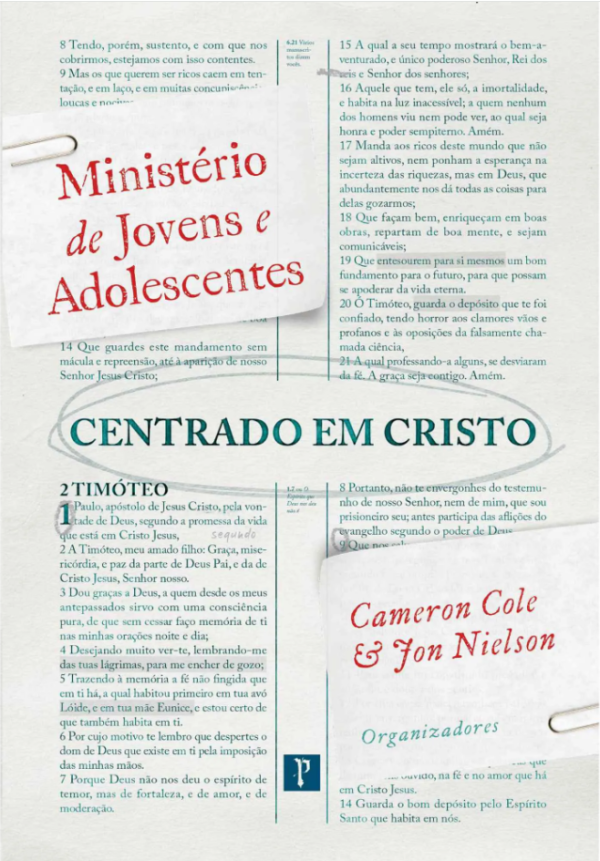 Capa de Ministério De Jovens E Adolescentes Centrado Em Cristo