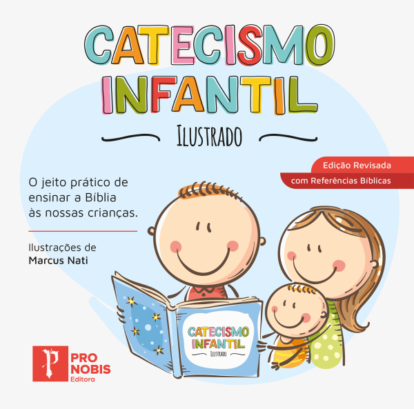Capa de Catecismo Infantil Ilustrado
