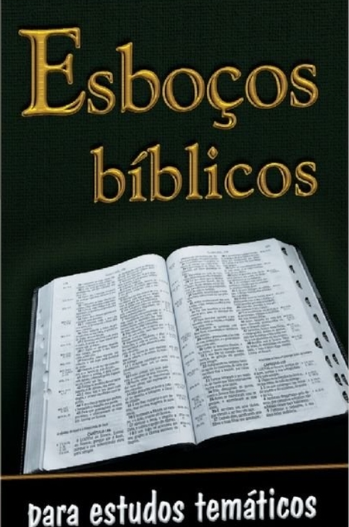 Capa de Esboços Bíblicos Para Estudos Temáticos