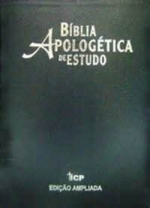 Capa de Bíblia Apologética De Estudo