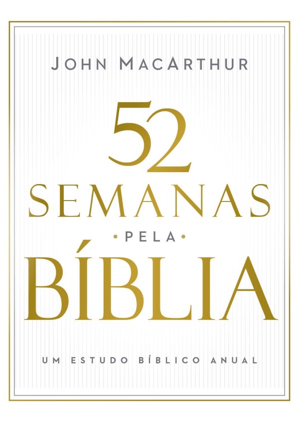 Capa de 52 Semanas Pela Bíblia